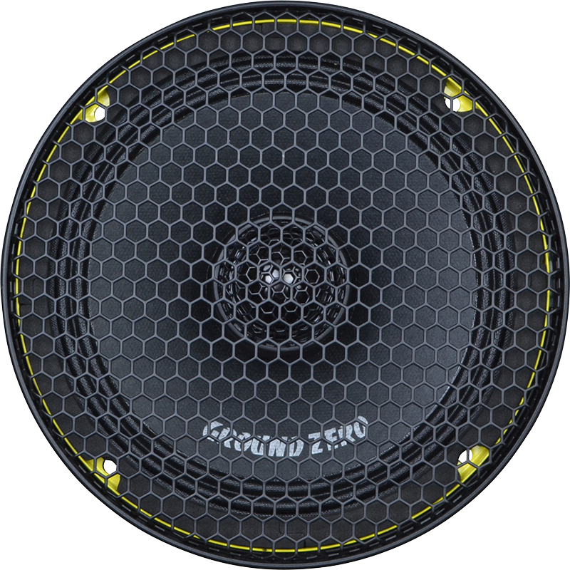 Ground Zero GZCF 6.5SPL-NEO - Garsiakalbio grotelės su geltonais akcentais