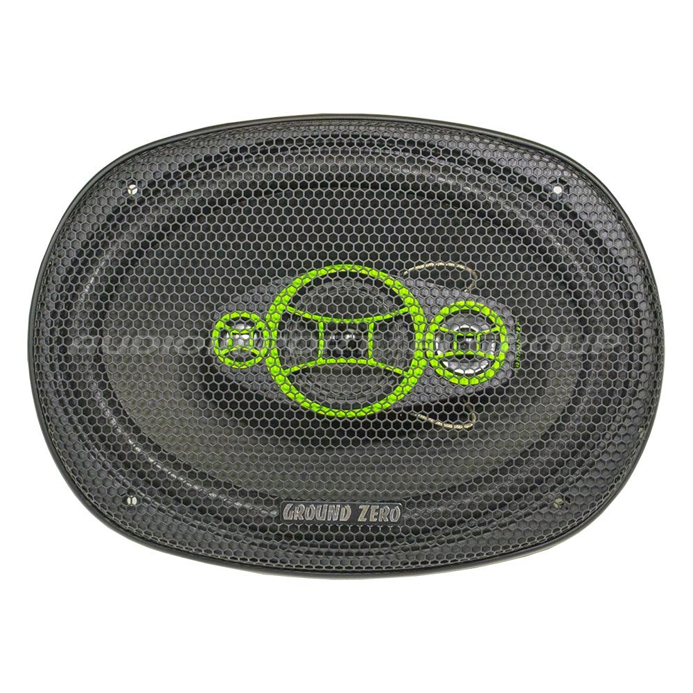 Ground Zero GZCF 7104XSPL Green - Žalios spalvos detalės ant grotelių