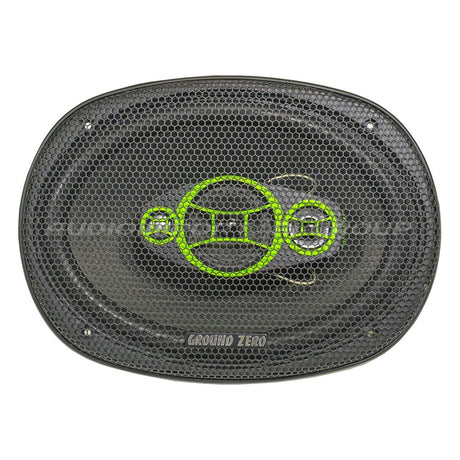 Ground Zero GZCF 7104XSPL Green - Žalios spalvos detalės ant grotelių