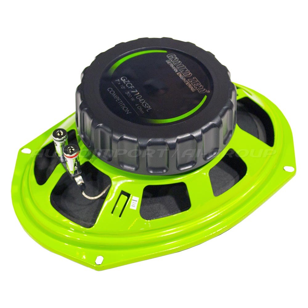 Ground Zero GZCF 7104XSPL Green - Ryškiai žalia metalinė korpuso dalis