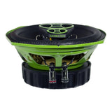 Ground Zero GZCF 7104XSPL Green - Žalia korpuso spalva ir jungtys iš apačios
