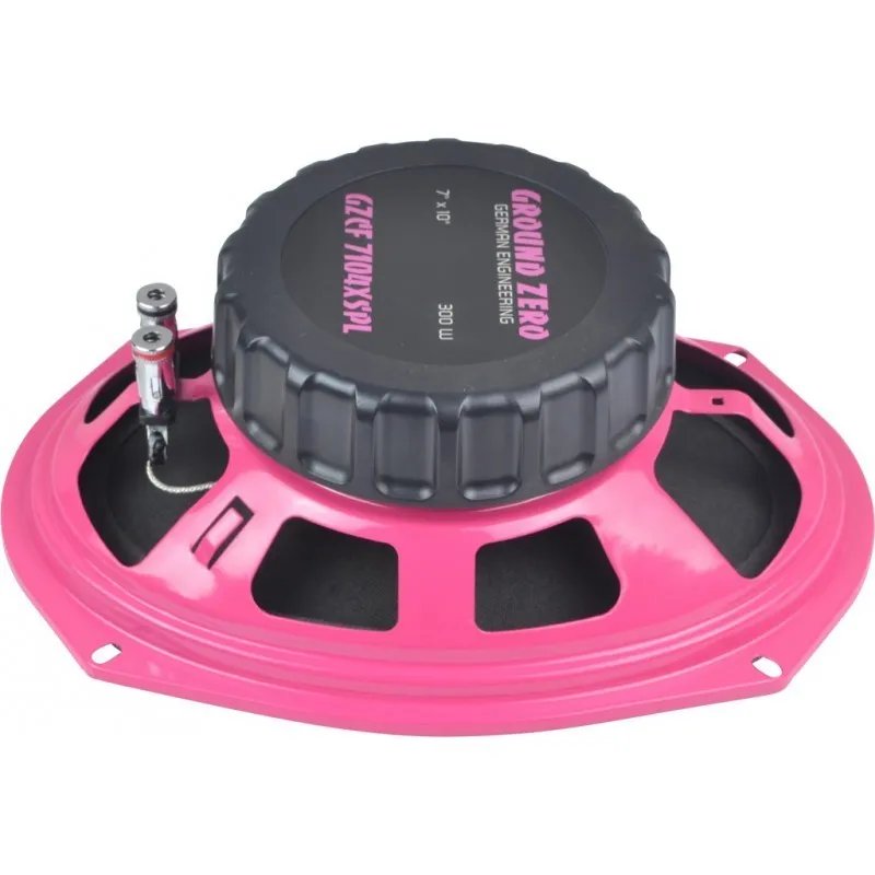 Ground Zero GZCF 7104XSPL Pink - Juodos gumos dangtelis su užrašais