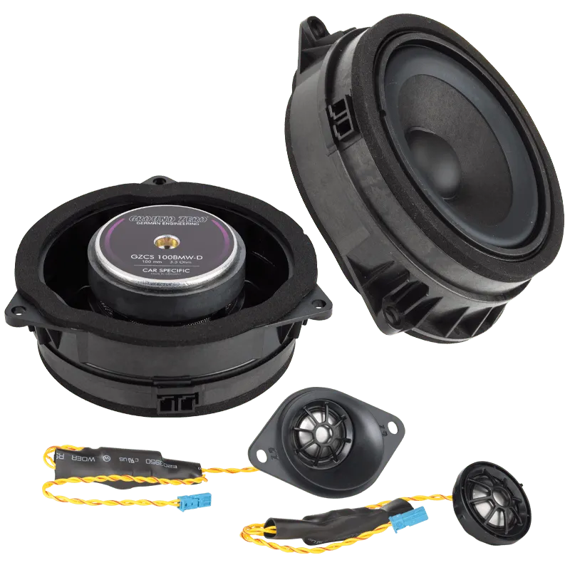 Ground Zero GZCS 100BMW-D, 10cm komponentiniai garsiakalbiai skirti BM