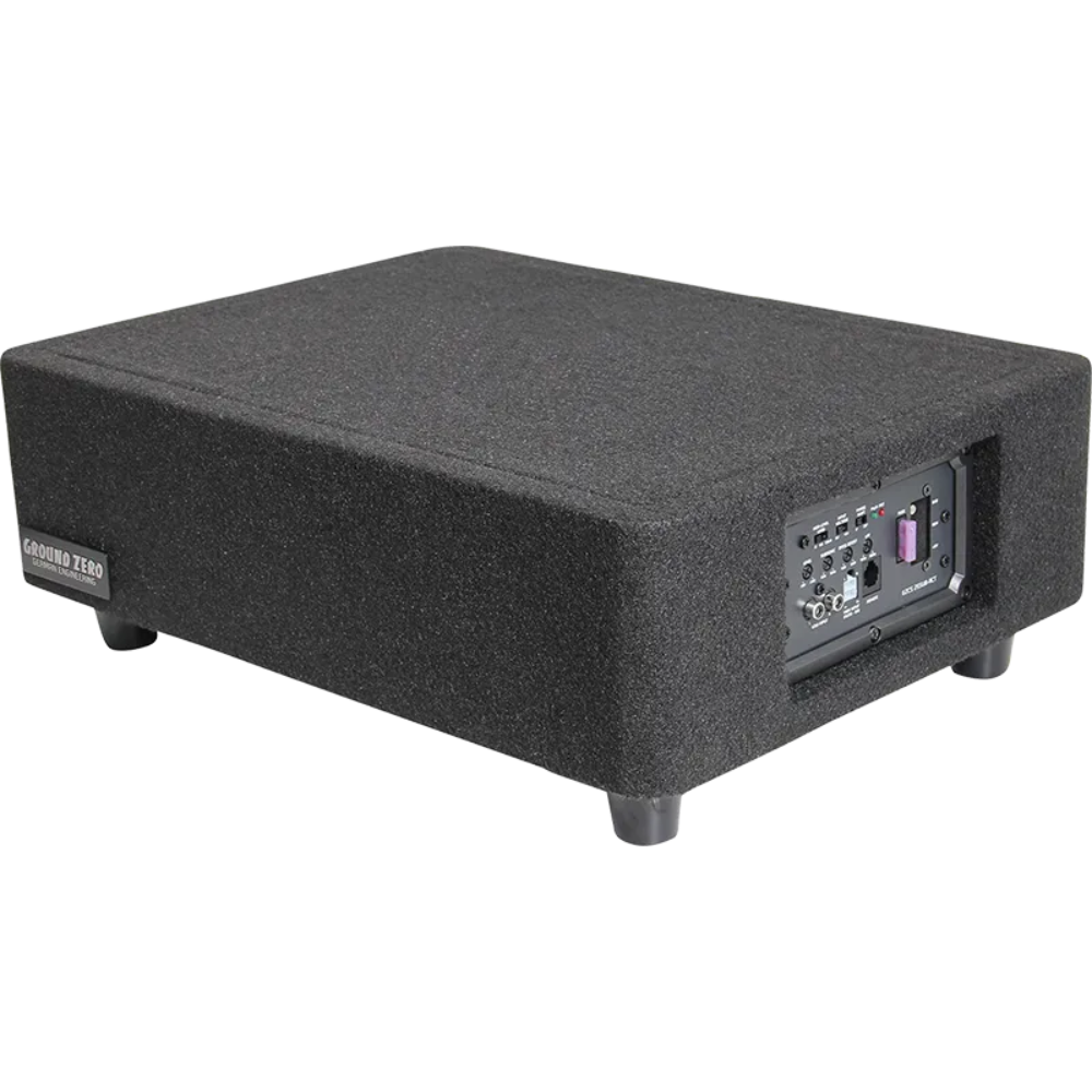 Ground Zero GZCS 25SUB ACT, 10″ aktyvus žemų dažnių garsiakalbis, 320W RMS