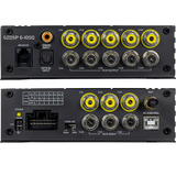 Ground Zero GZDSP 6-10SQ - dviejų panelių jungtys ir RCA lizdai