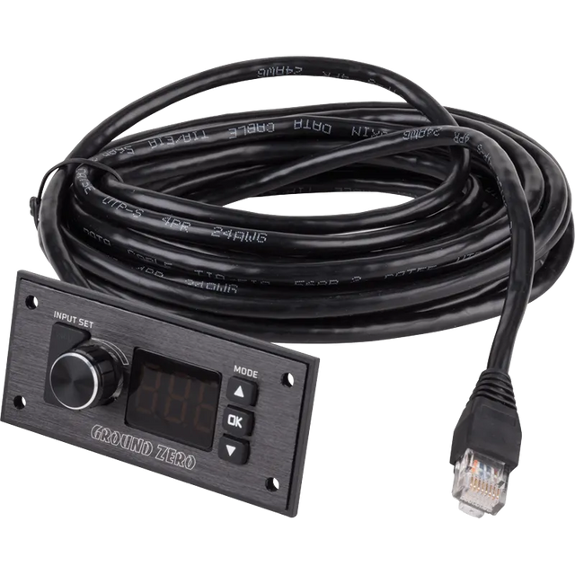 Ground Zero GZDSP REMOTE, valdymo pultas su LCD ekranu