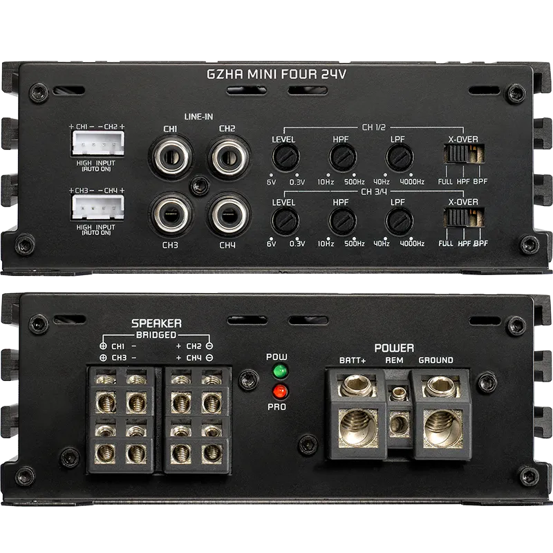 Ground Zero GZHA MINI FOUR 24V, automobilinis garso stiprintuvas