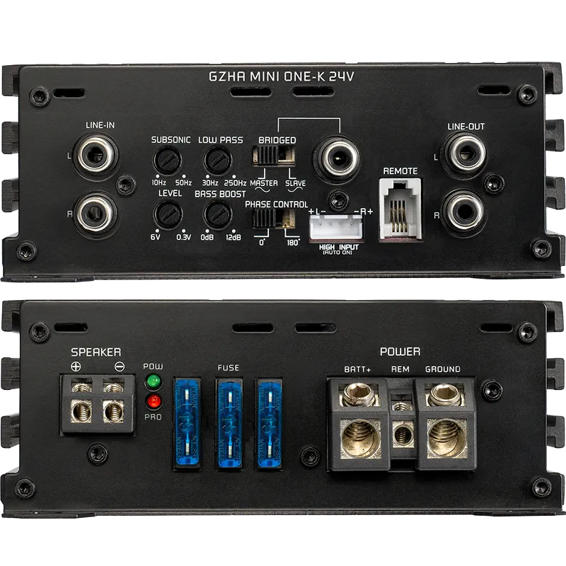 Ground Zero GZHA MINI ONE-K 24V, automobilinis garso stiprintuvas