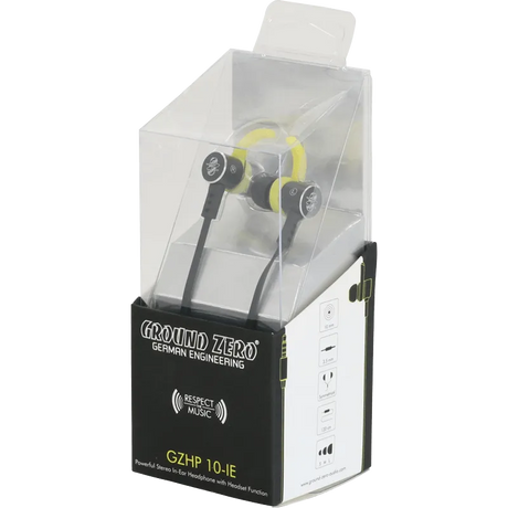 Ground Zero GZHP 10-IE, galingos Stereo In-Ear tipo ausinės