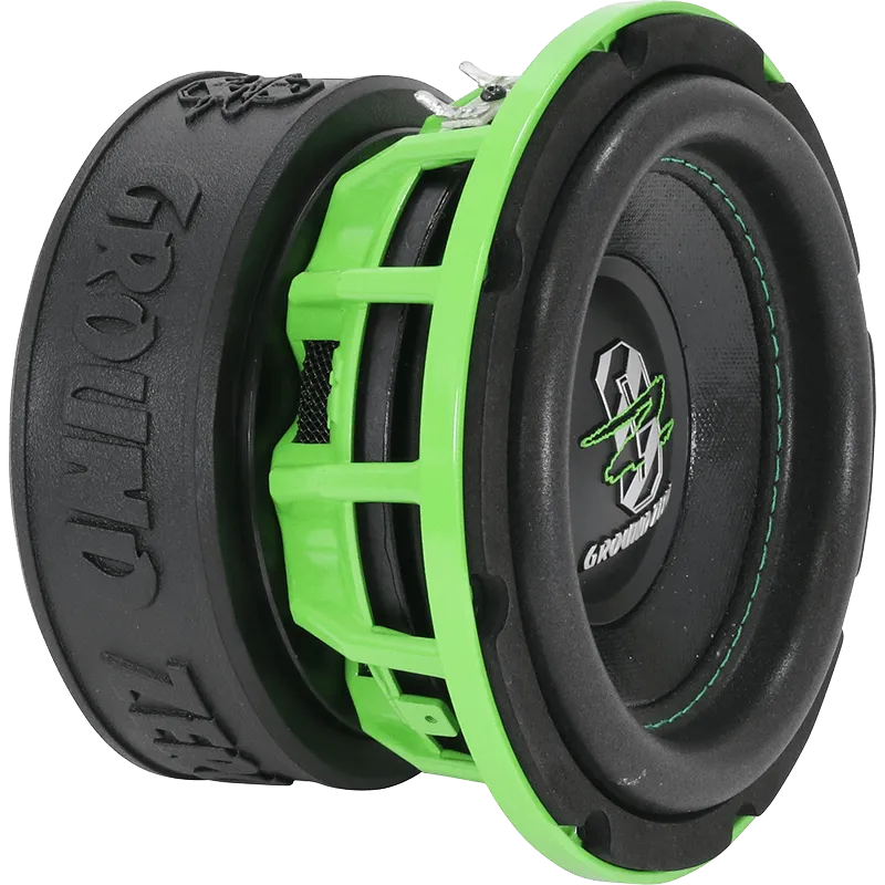 Ground Zero GZHW 16SPL GREEN, automobilinis žemų dažnių garsiakalbis