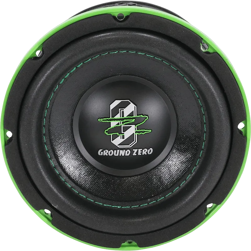 Ground Zero GZHW 16SPL GREEN, automobilinis žemų dažnių garsiakalbis