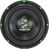 Ground Zero GZHW 25SPL Green Edition, automoblinis žemų dažnių garsiakalbis - Žalias kraštas ir siūlės ant membranos