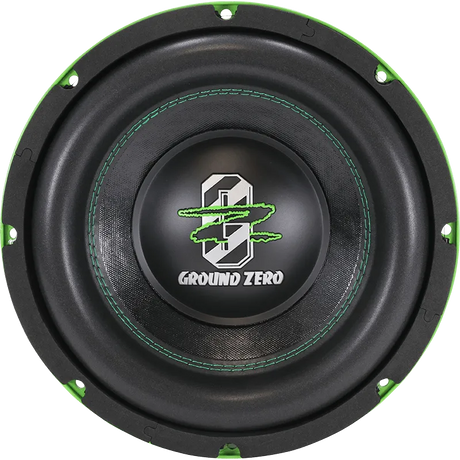 Ground Zero GZHW 25SPL Green Edition, automoblinis žemų dažnių garsiakalbis
