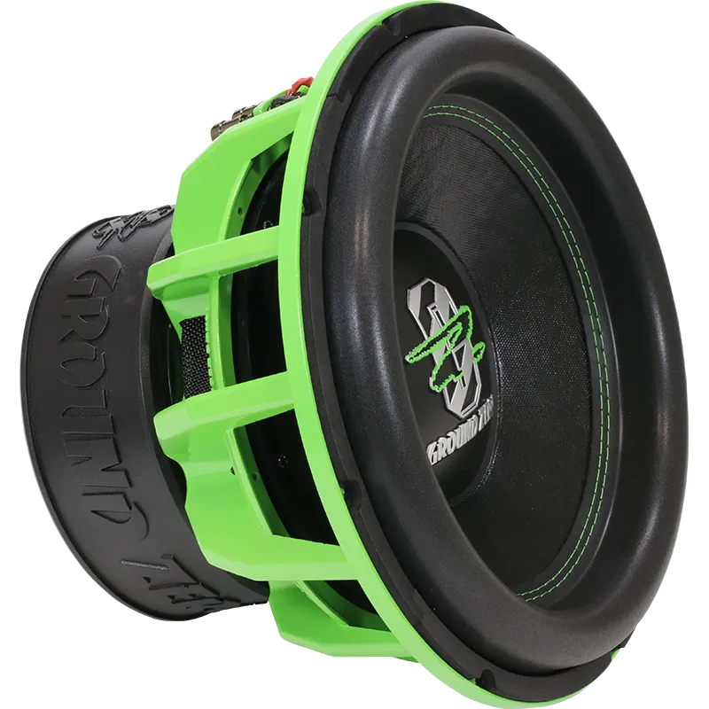 Ground Zero GZHW 30XSPL-D1 GREEN, SPL automobilinis žemų dažnių garsia