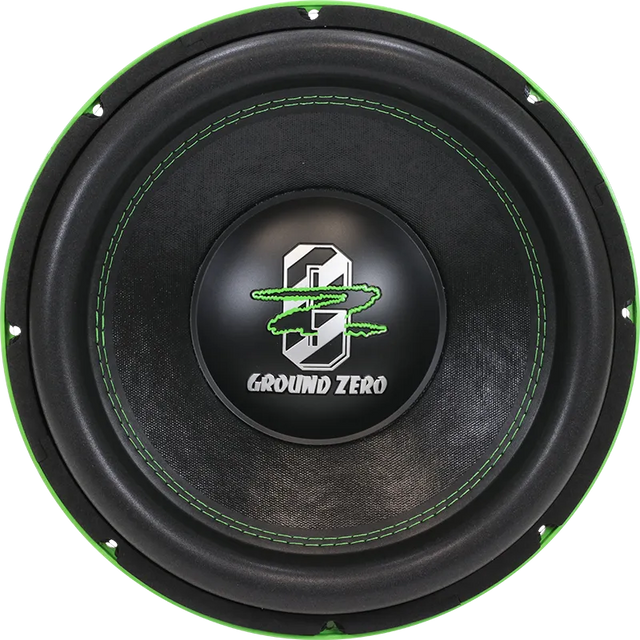 Ground Zero GZHW 30XSPL-D1 GREEN, SPL automobilinis žemų dažnių garsia