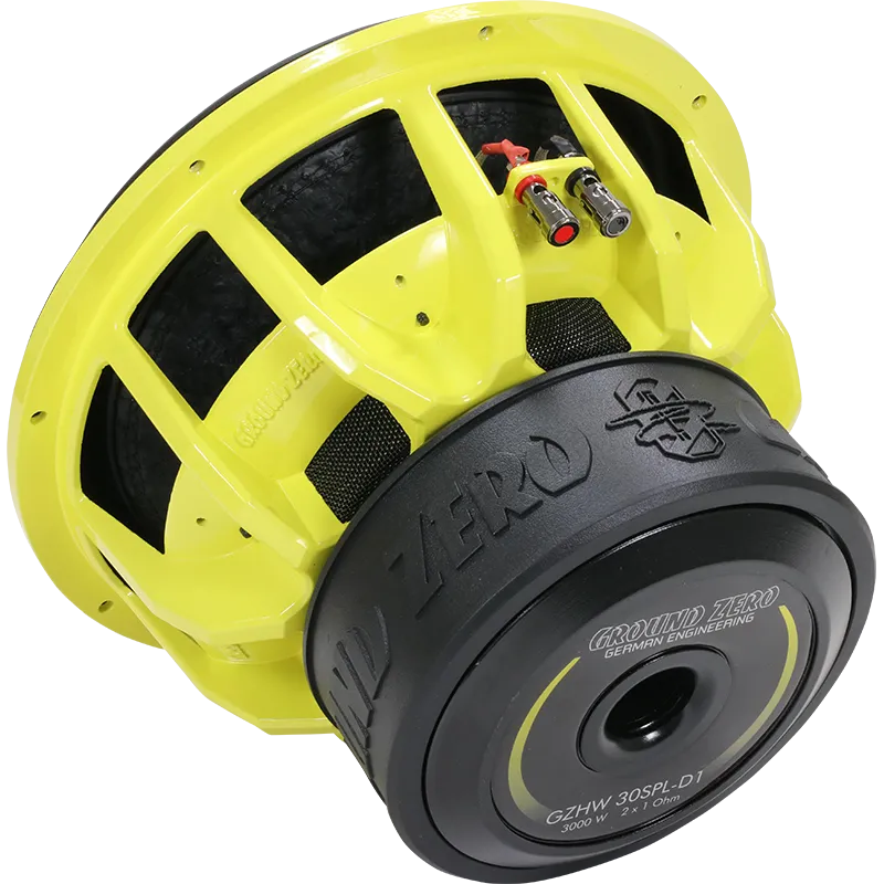 Ground Zero GZHW 30XSPL-D1, SPL automobilinis žemų dažnių garsiakalbis