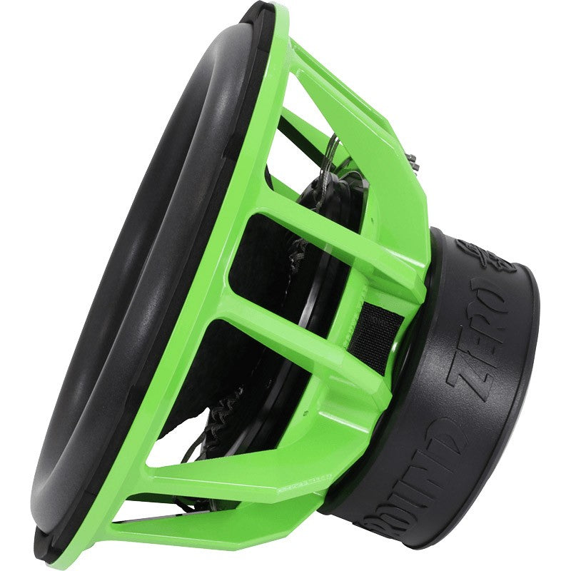 Ground Zero GZHW 38SPL GREEN - Ryškiai žalios spalvos metalinis krepšys su juodu logotipu