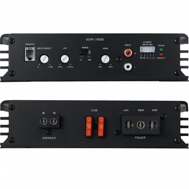 Ground Zero GZIA 1.1150D, automobilinis garso stiprintuvas