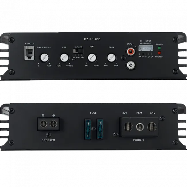 Ground Zero GZIA 1.700, automobilinis garso stiprintuvas