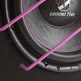 Ground Zero GZIB 3000XSPL PINK - Rožiniai laikikliai ir siūlės ant garsiakalbio