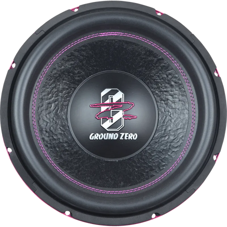 Ground Zero GZIW 12SPL PINK, automobilinis žemų dažnių garsiakalbis