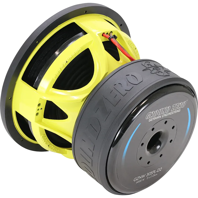 Ground Zero GZNW 30SPL-D2, automobilinis žemų dažnių garsiakalbis