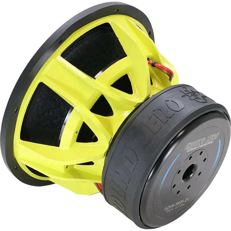 Ground Zero GZNW 38SPL-D1, automobilinis žemų dažnių garsiakalbis