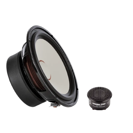 Ground Zero GZPC 165SQ-ACT, aktyvi komponentinių garsiakalbių sistema automobiliui