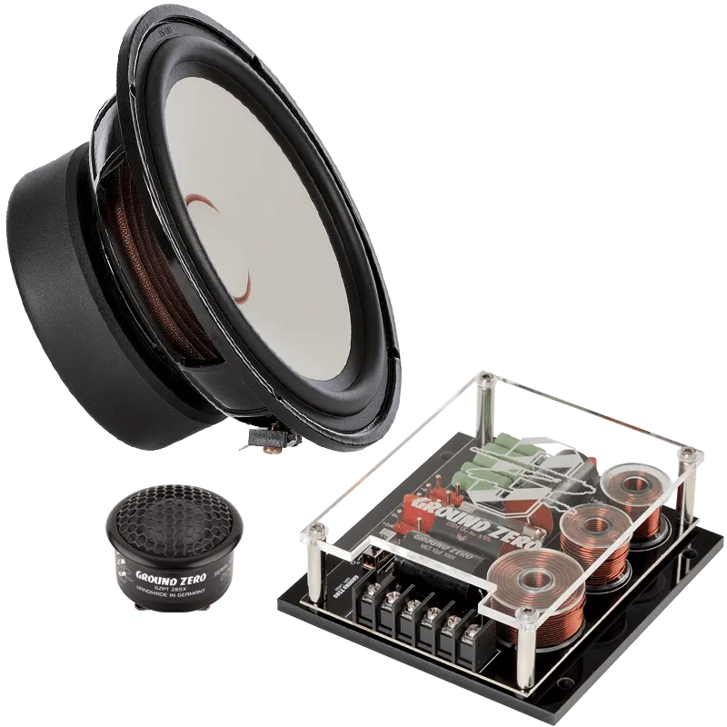 Ground Zero GZPC 165SQ, komponentinių garsiakalbių sistema automobiliu