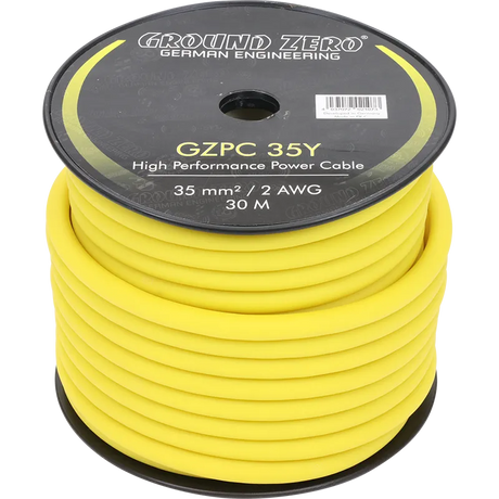 Ground Zero GZPC 35Y. CCA aukštos klasės maitinimo kabelis