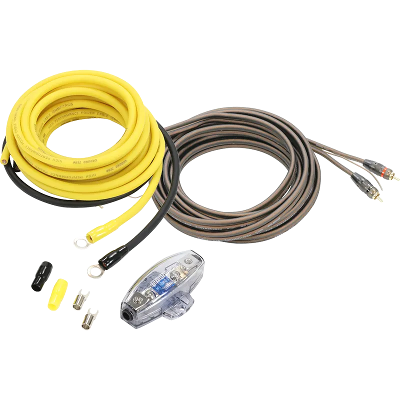 Ground Zero GZPK 10X-II, 10 mm² kabelių rinkinys stiprintuvo pajungimui