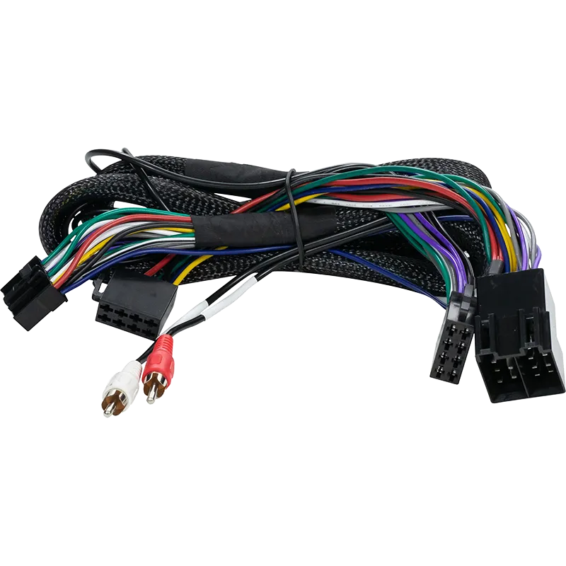 Ground Zero GZRA 65.4-MICRO - Spalvoti laidai su RCA jungtimis ir jungikliais