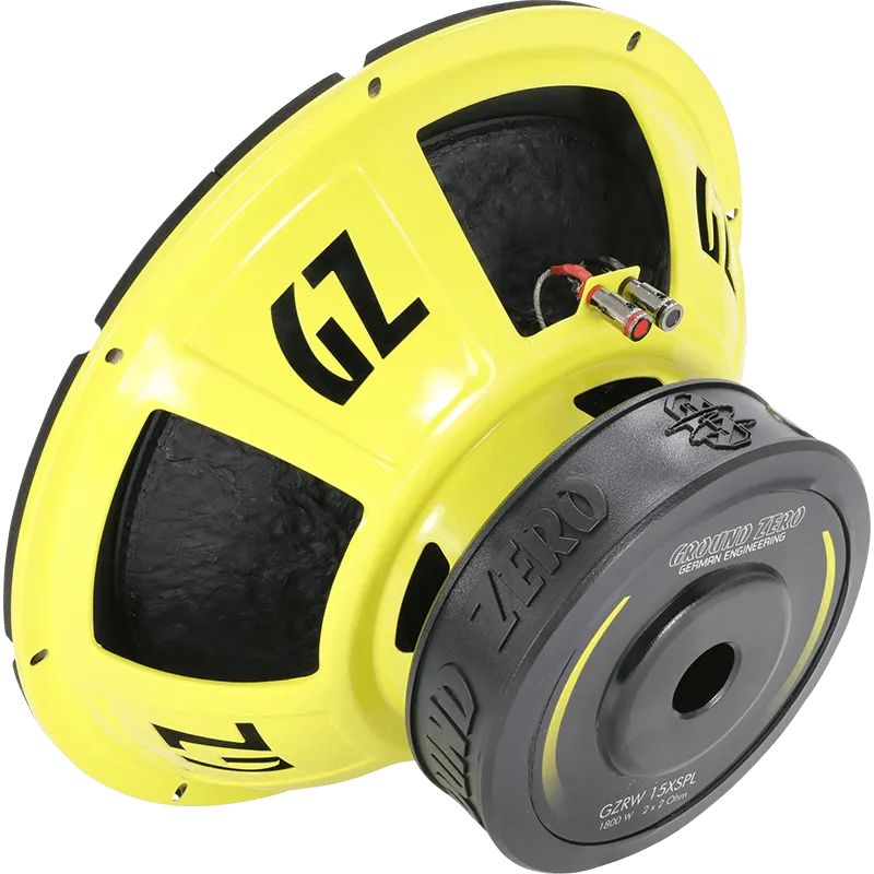 Ground Zero GZRW 15XSPL, automobilinis žemų dažnių garsiakalbis