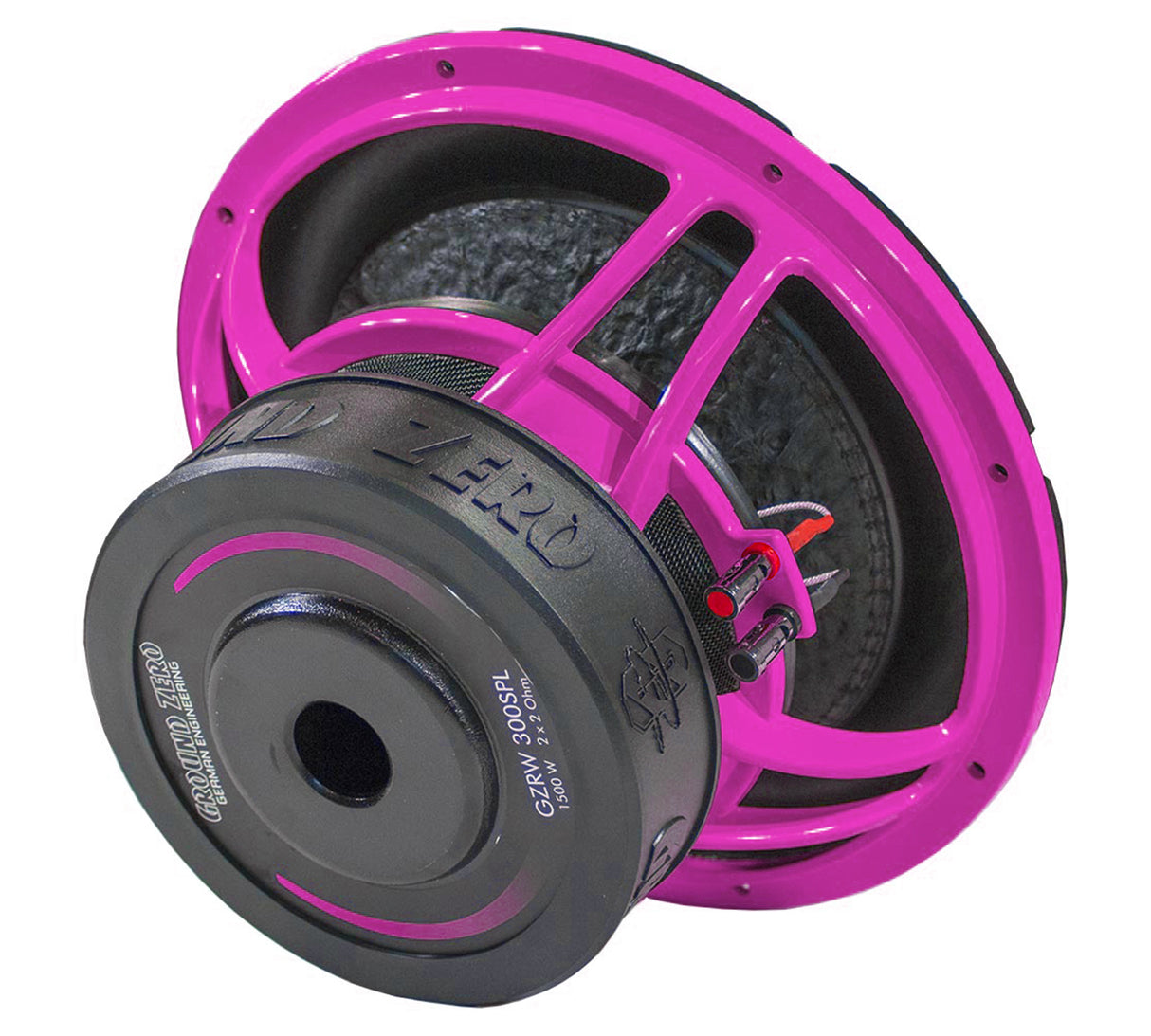 Ground Zero GZRW 300SPL Pink - Rožinis garsiakalbio rėmas su jungtimis