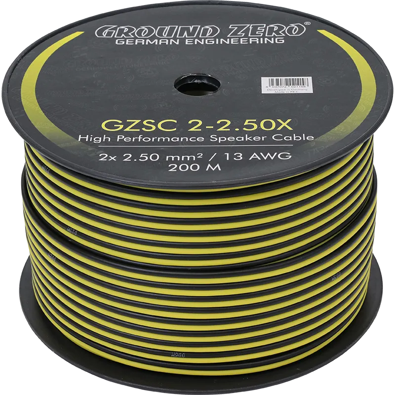 Ground Zero GZSC 2-2.50X, garsiakalbio kabelis