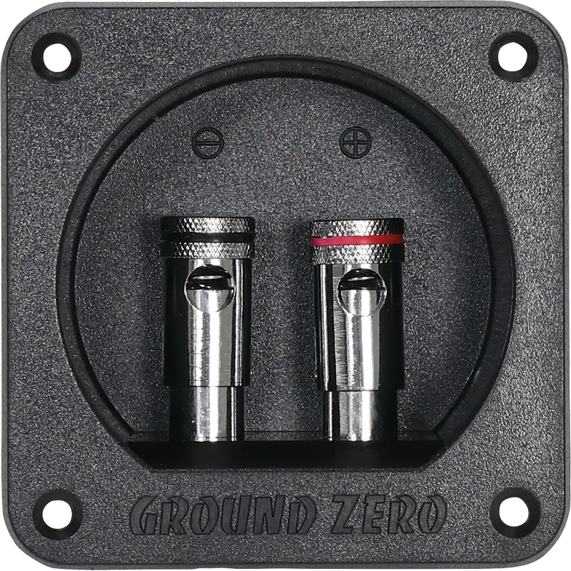 Ground Zero GZST 2B, 2-pin garsiakalbio terminalas