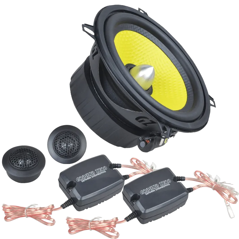 Ground Zero GZTC 130, 2-jų juostų komponentiniai garsiakalbiai