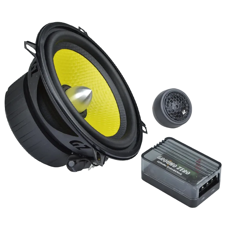 Ground Zero GZTC 130.2X, komponentinė automobilinė garsiakalbių sistem