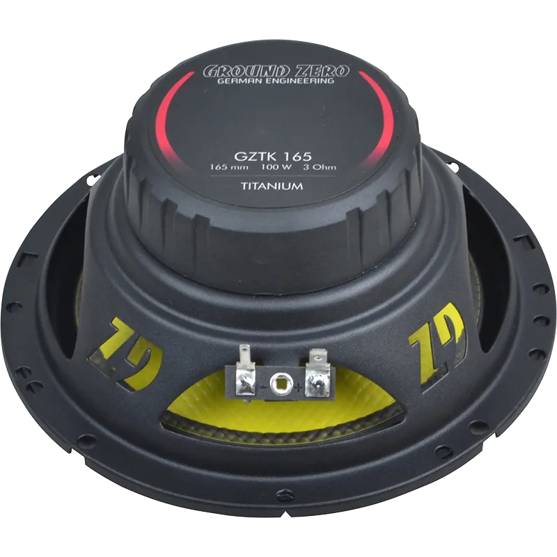 Ground Zero GZTC 165.3-ACT, aktyvūs komponentiniai garsiakalbiai