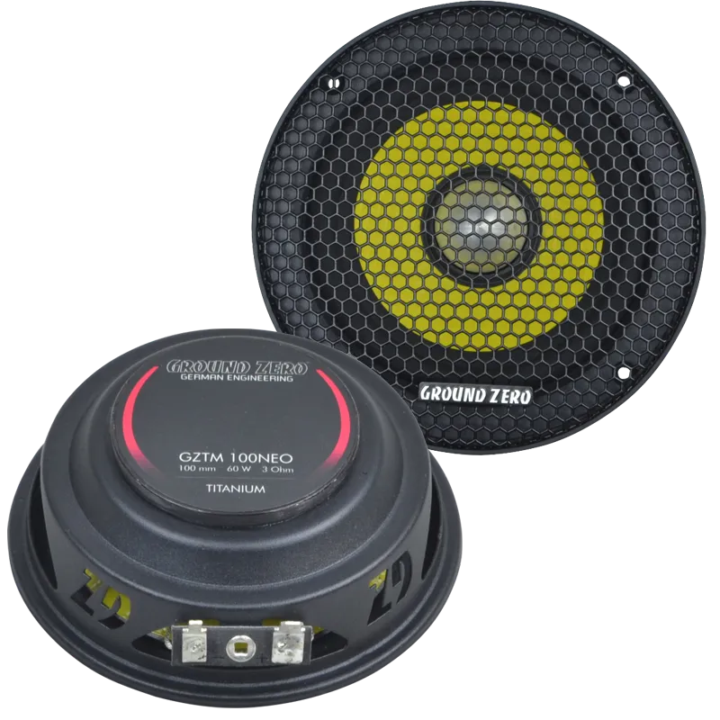 Ground Zero GZTC 165.3X, 3-jų juostų komponentiniai garsiakalbiai