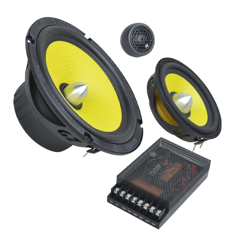 Ground Zero GZTC 165.3X, 3-jų juostų komponentiniai garsiakalbiai