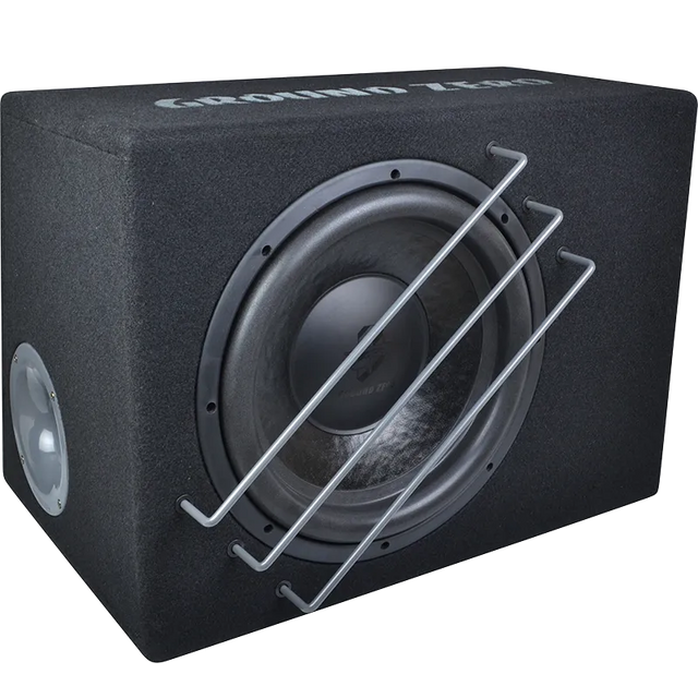 Ground Zero GZUB 12BR, 600W automobilinė žemų dažnių garso kolonėlė