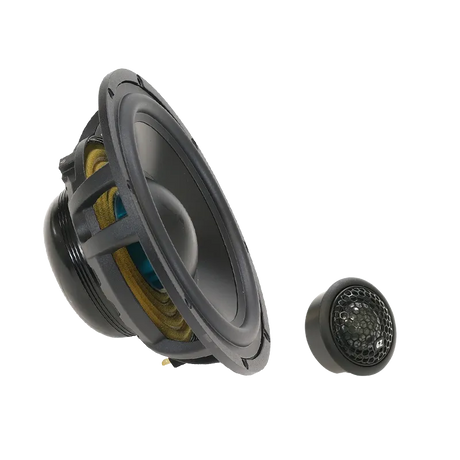 Ground Zero GZUC 165.2SQ-ACT, 2-jų juostų komponentiniai garsiakalbiai