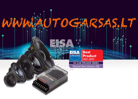 Ground Zero GZUM 80SQ, vidutinių dažnių automobilinis garsiakalbis