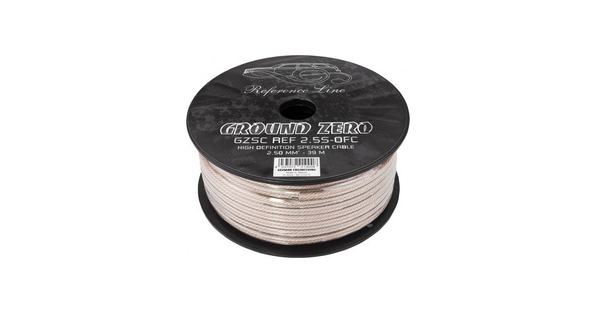 Ground Zero garsiakalbio kabelis 2 x 2.50mm² / 10.3 AWG / 39 m