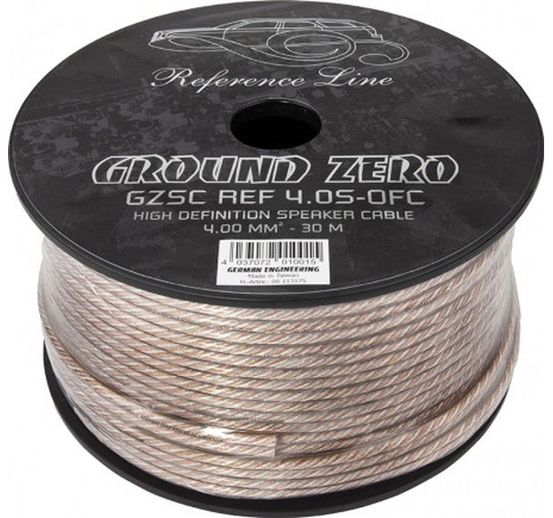Ground Zero garsiakalbio kabelis 2 x 4.00mm² / 6.3 AWG / 30 m