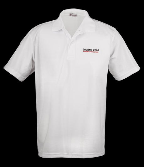 Ground Zero musta polo marškiniai GZ logotipu XL