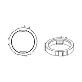 HELIX CFMK25 AUD.3 - Du skirtingi kampai, parodytas žiedas