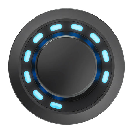 HELIX CONDUCTOR PRO - Apvalus valdymo elementas su mėlynais LED indikatoriais