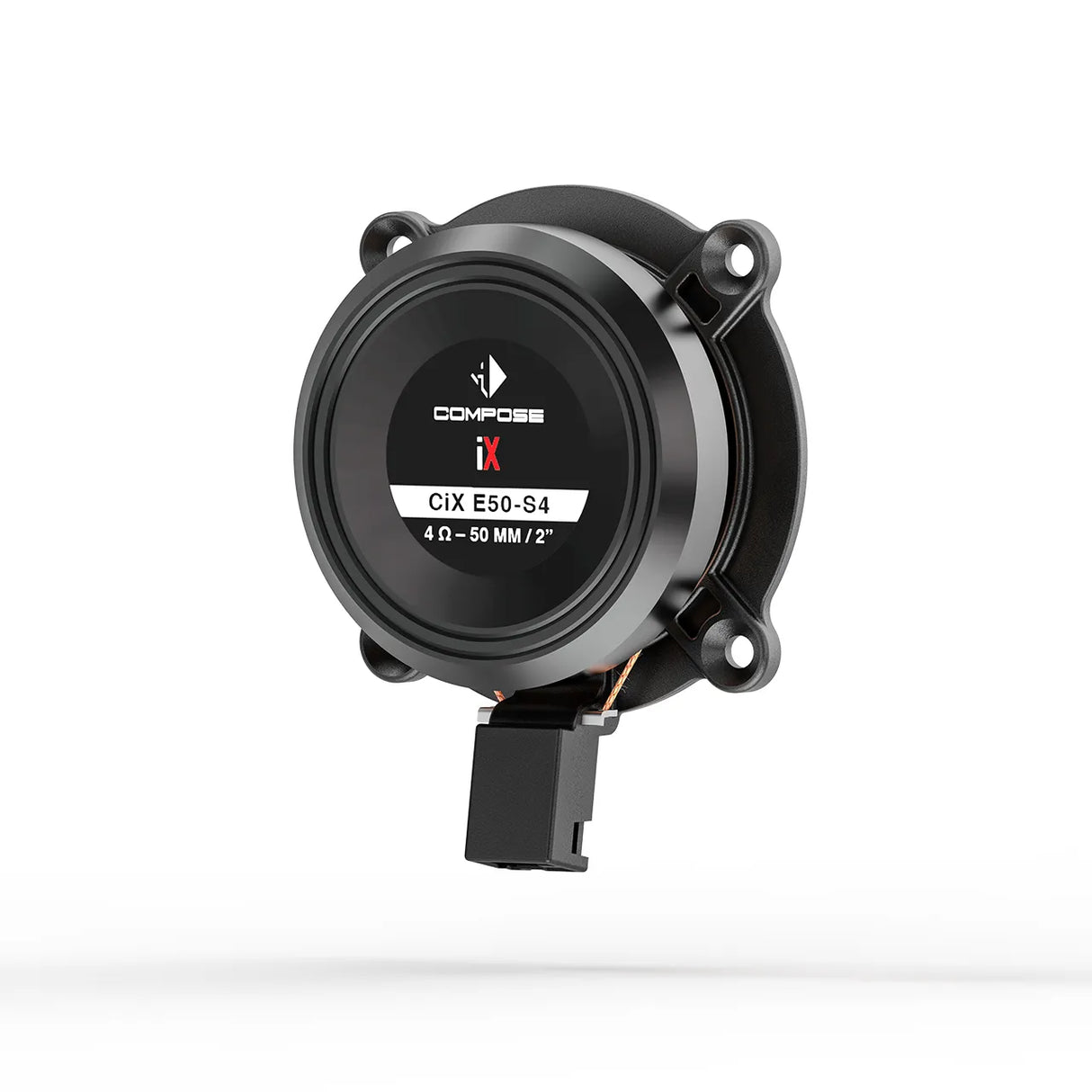 HELIX CiX E50-S4 - Garsiakalbio jungtis ir laidai iš apačios